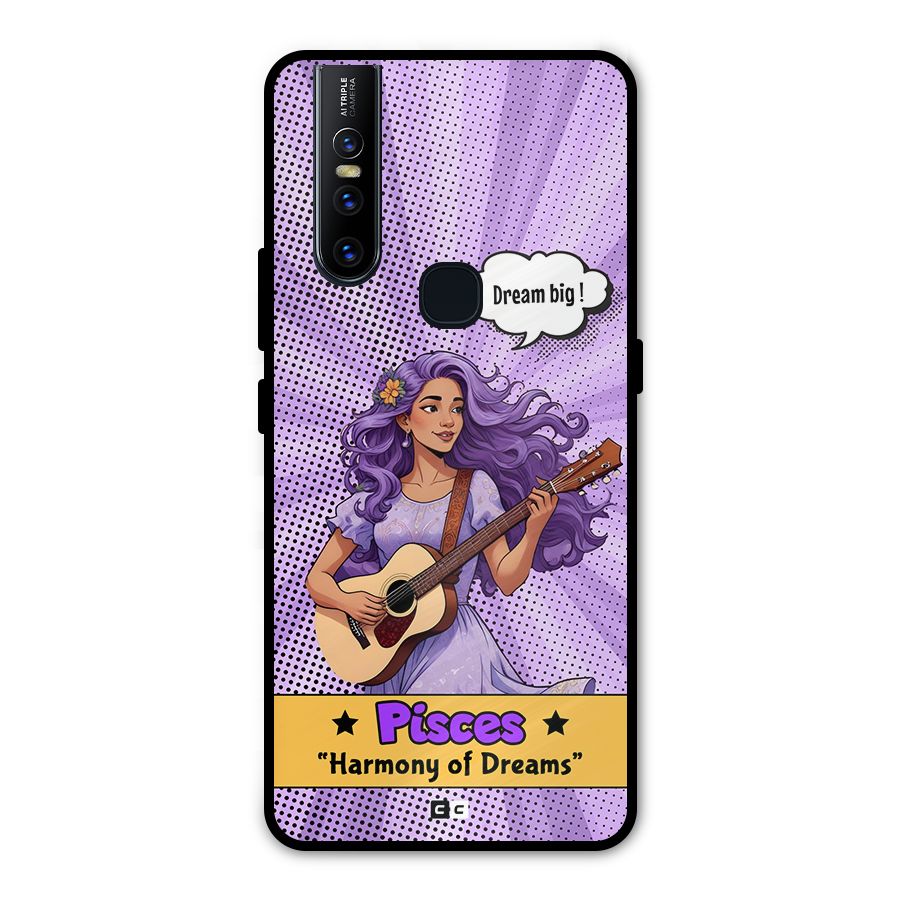 Pisces Dreams Metal Back Case for Vivo V15