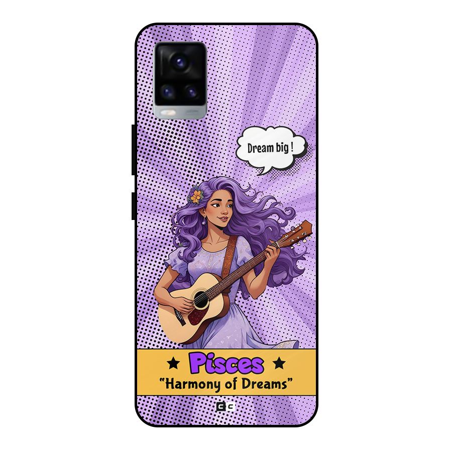 Pisces Dreams Metal Back Case for Vivo V20 2021