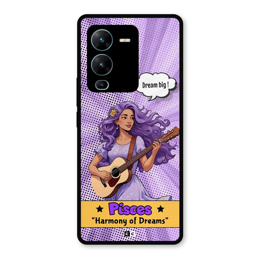 Pisces Dreams Metal Back Case for Vivo V25 Pro