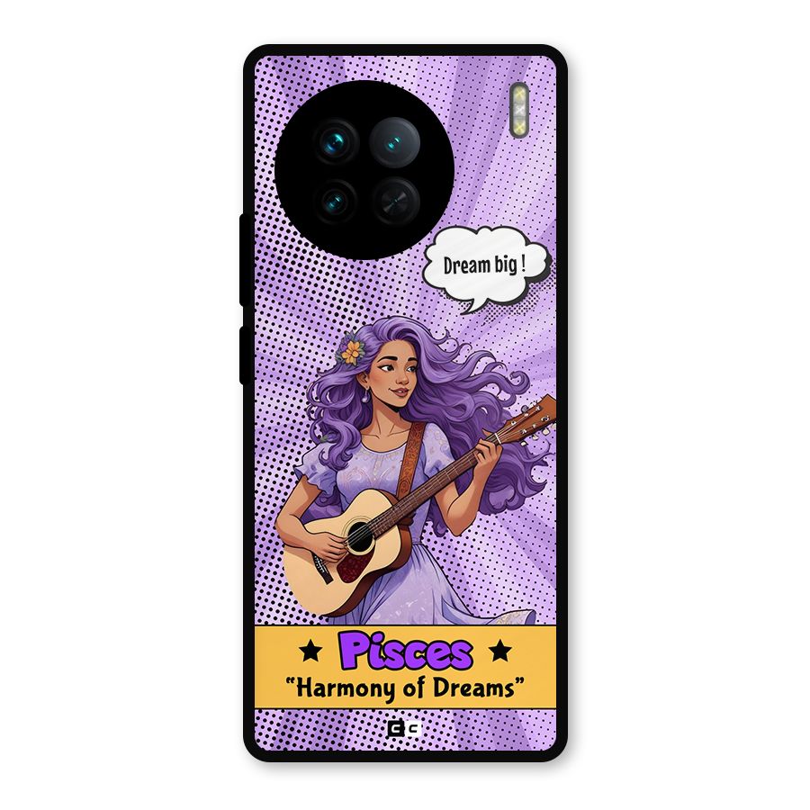 Pisces Dreams Metal Back Case for Vivo X90