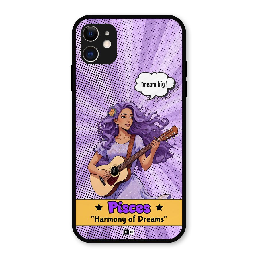 Pisces Dreams Metal Back Case for iPhone 11
