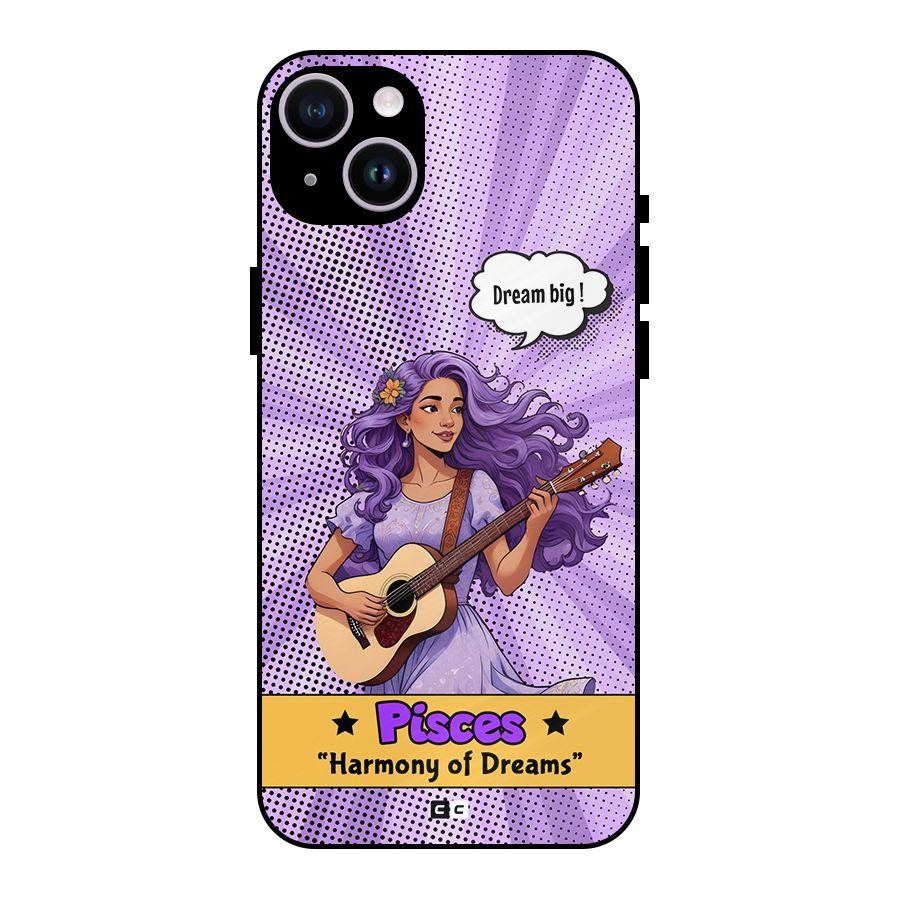 Pisces Dreams Metal Back Case for iPhone 14 Plus
