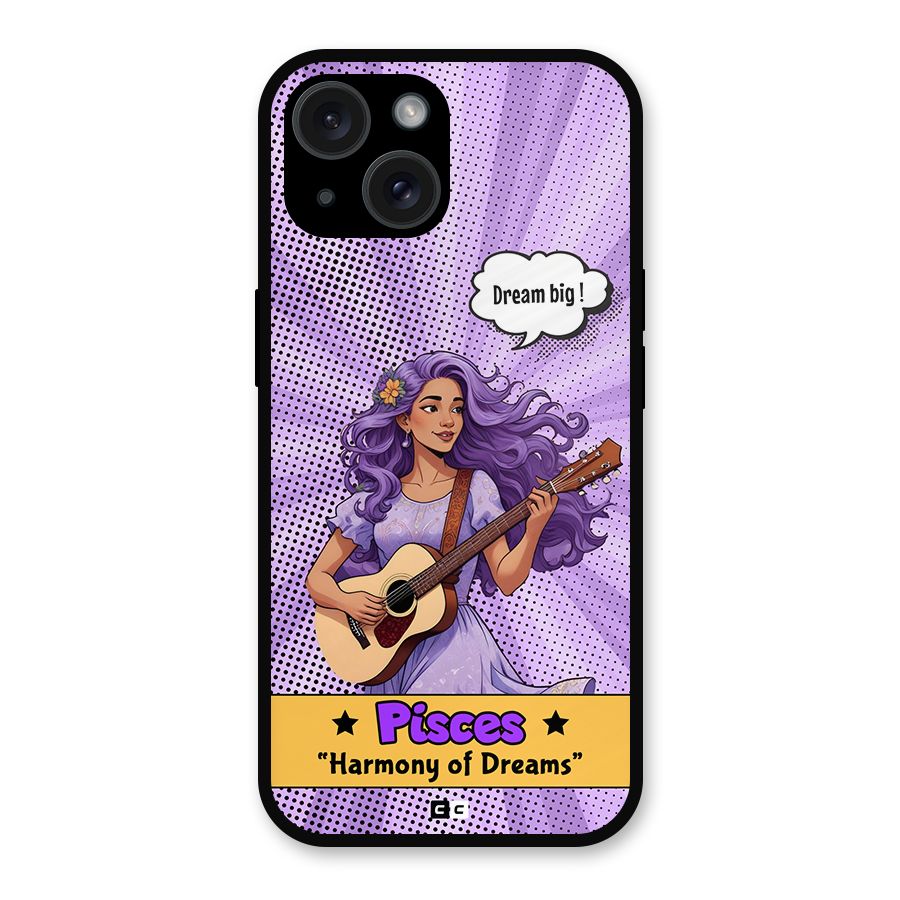 Pisces Dreams Metal Back Case for iPhone 15