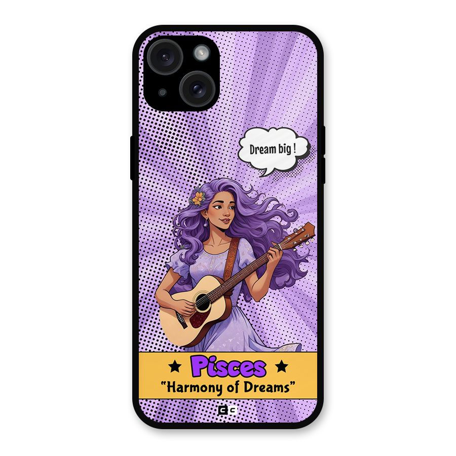 Pisces Dreams Metal Back Case for iPhone 15 Plus