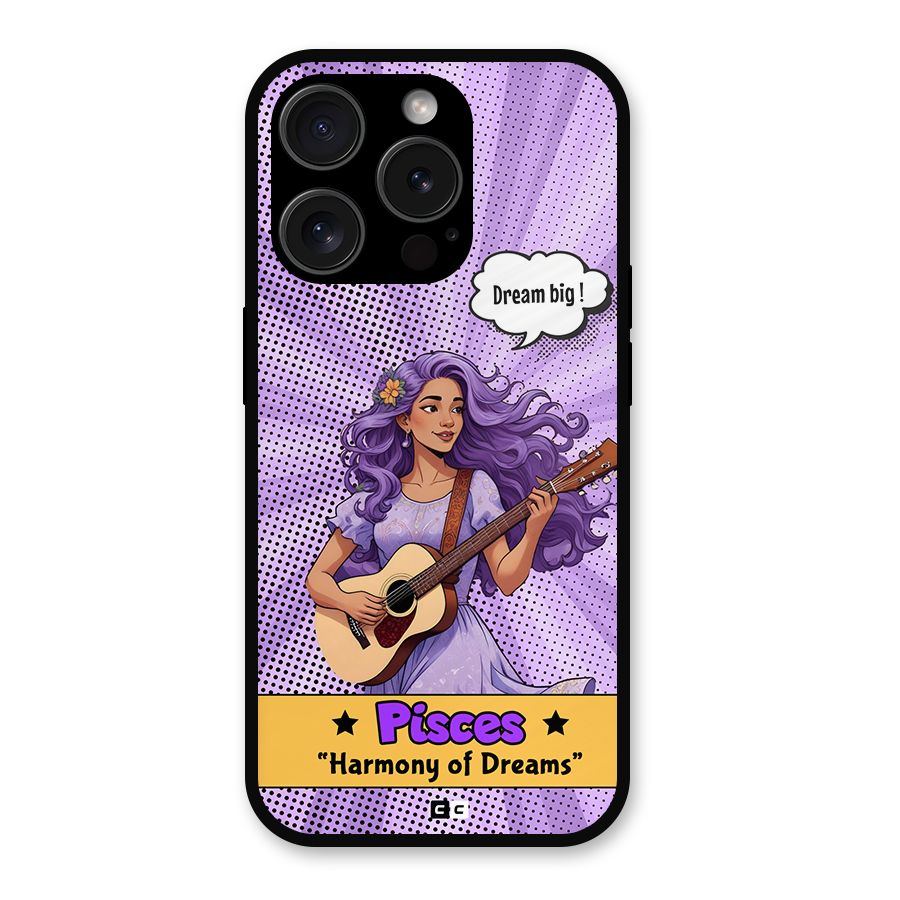 Pisces Dreams Metal Back Case for iPhone 15 Pro