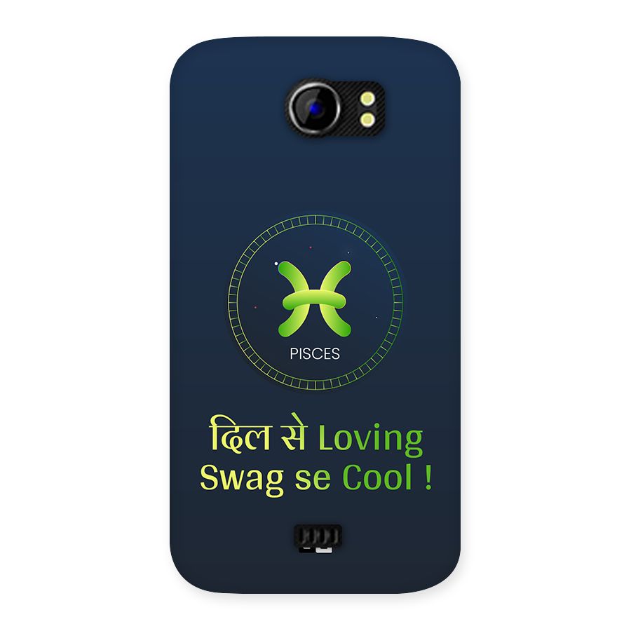 Pisces Swag Back Case for Canvas 2 A110