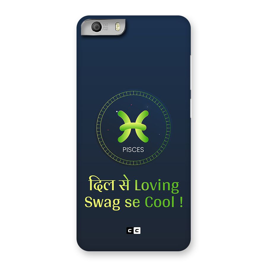 Pisces Swag Back Case for Canvas Knight 2