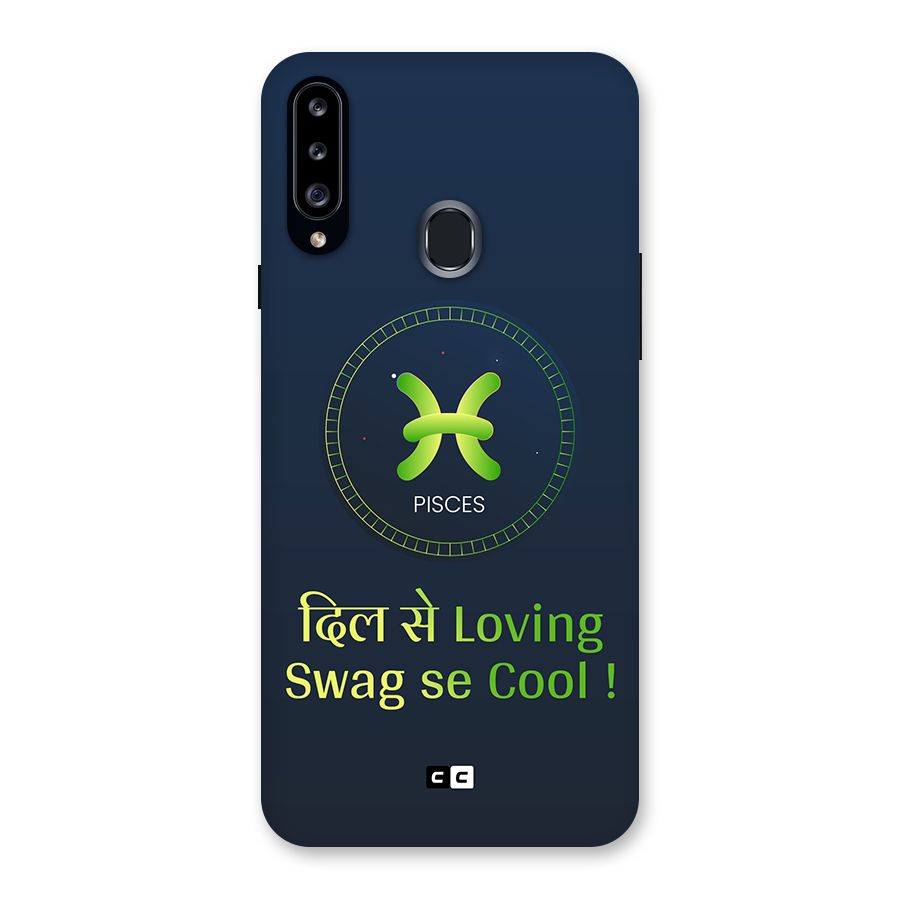Pisces Swag Back Case for Galaxy A20s