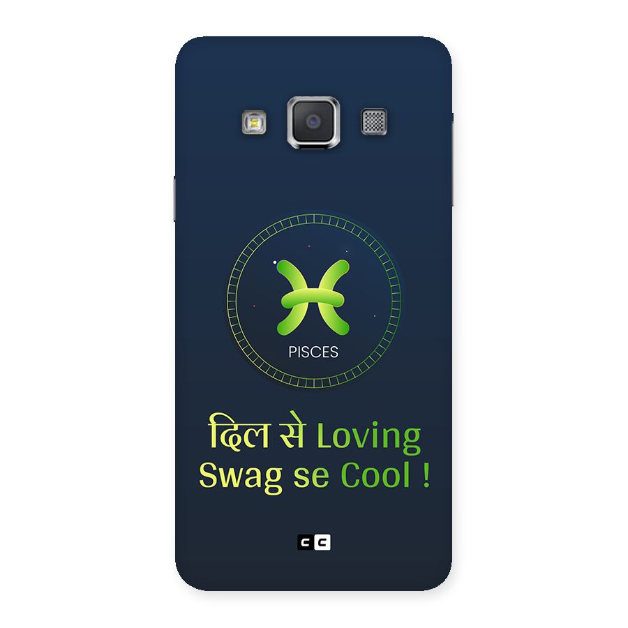 Pisces Swag Back Case for Galaxy A3