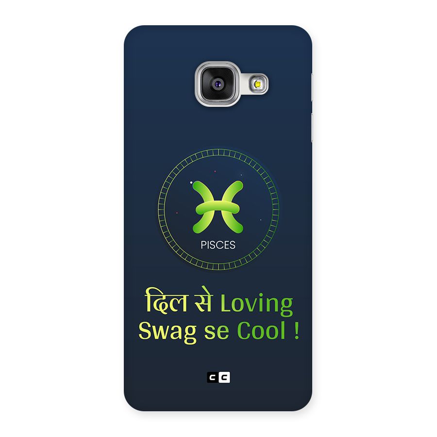Pisces Swag Back Case for Galaxy A3 (2016)