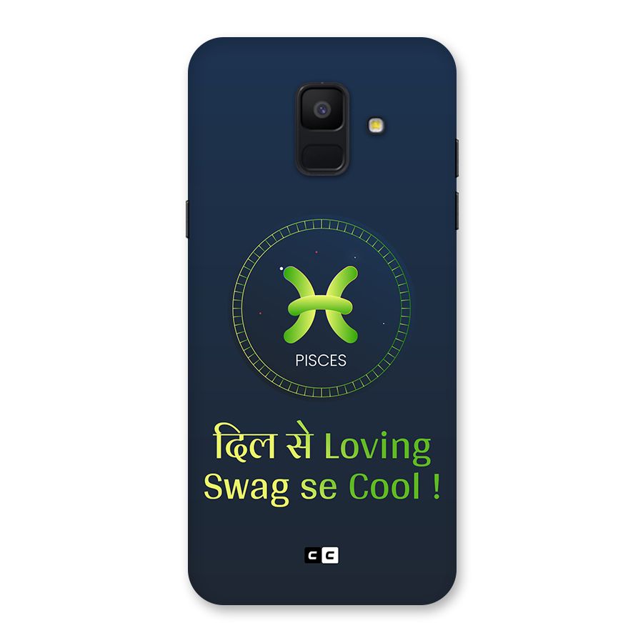 Pisces Swag Back Case for Galaxy A6 (2018)