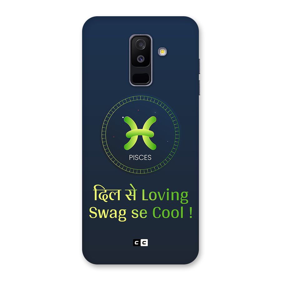 Pisces Swag Back Case for Galaxy A6 Plus