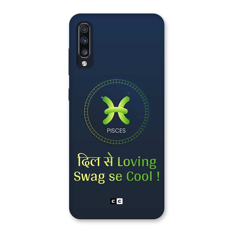 Pisces Swag Back Case for Galaxy A70