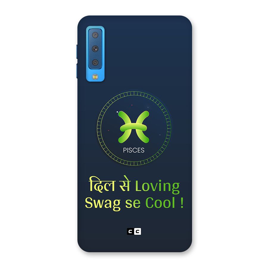 Pisces Swag Back Case for Galaxy A7 (2018)