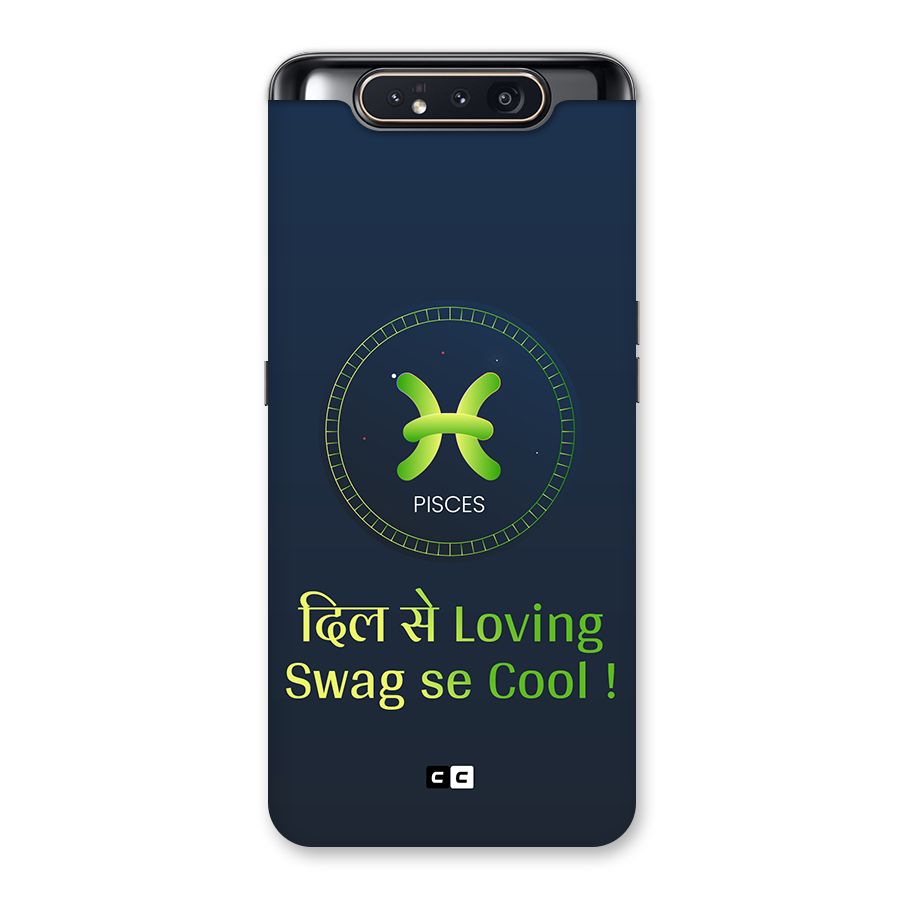 Pisces Swag Back Case for Galaxy A80