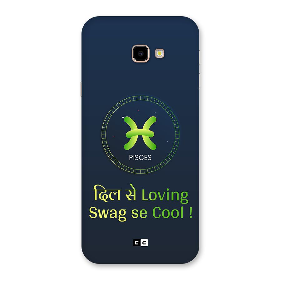 Pisces Swag Back Case for Galaxy J4 Plus