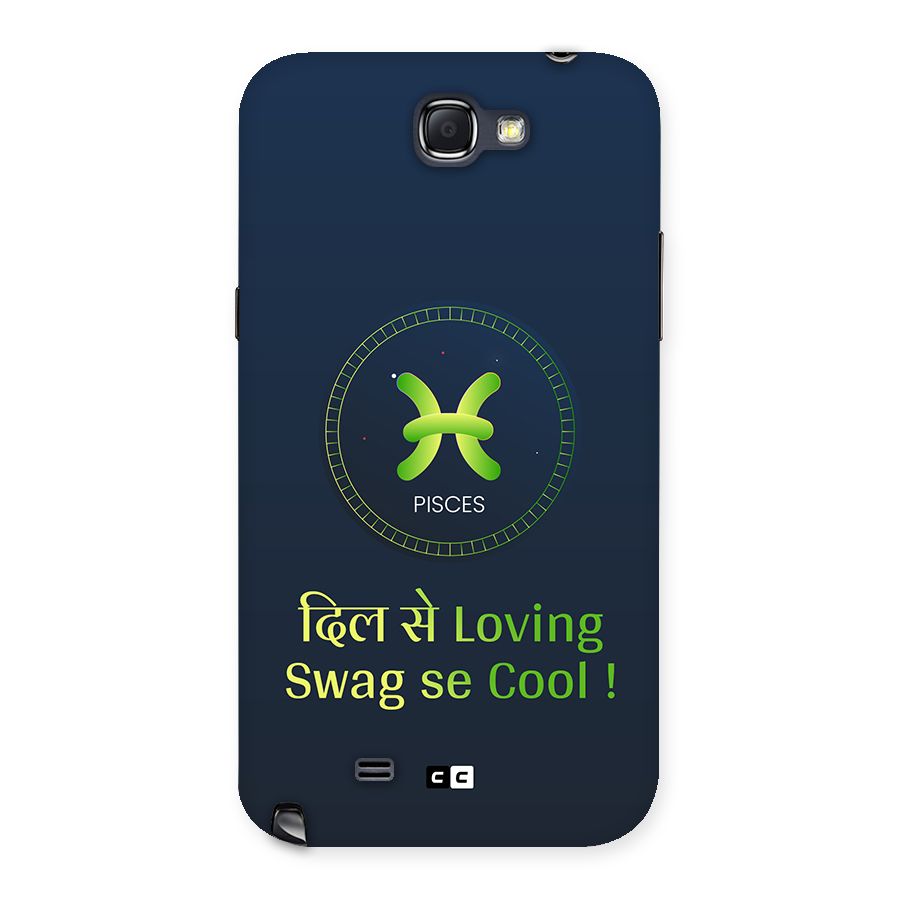 Pisces Swag Back Case for Galaxy Note 2