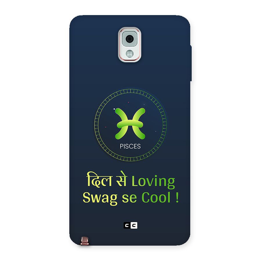 Pisces Swag Back Case for Galaxy Note 3