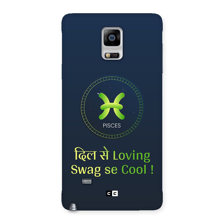 Pisces Swag Back Case for Galaxy Note 4
