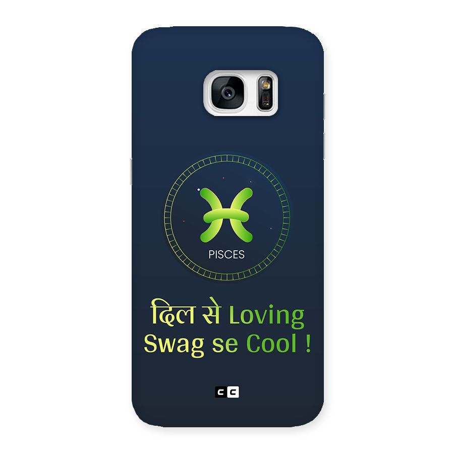 Pisces Swag Back Case for Galaxy S7 Edge