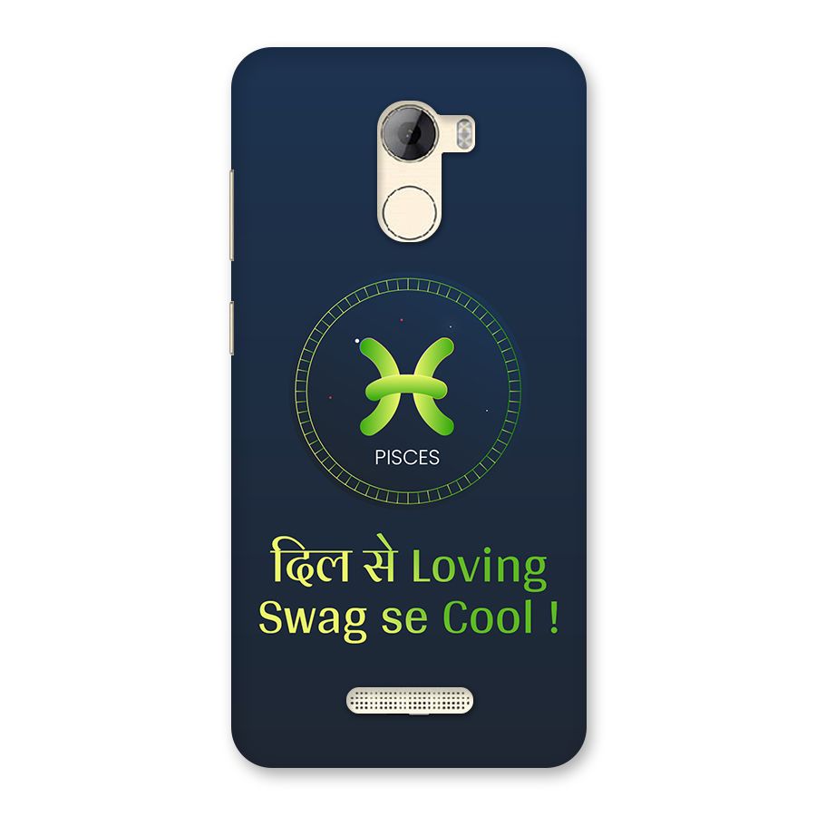 Pisces Swag Back Case for Gionee A1 LIte
