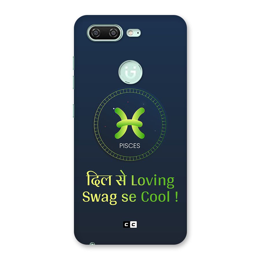 Pisces Swag Back Case for Gionee S10