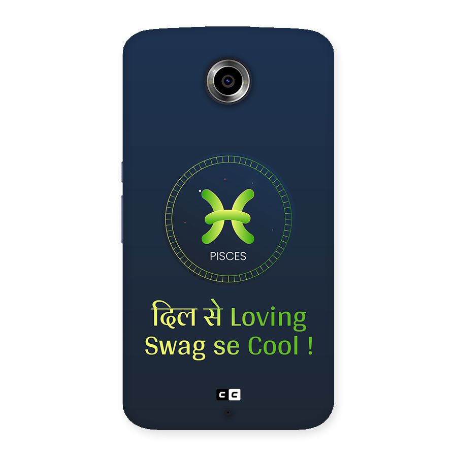 Pisces Swag Back Case for Google Nexus 6