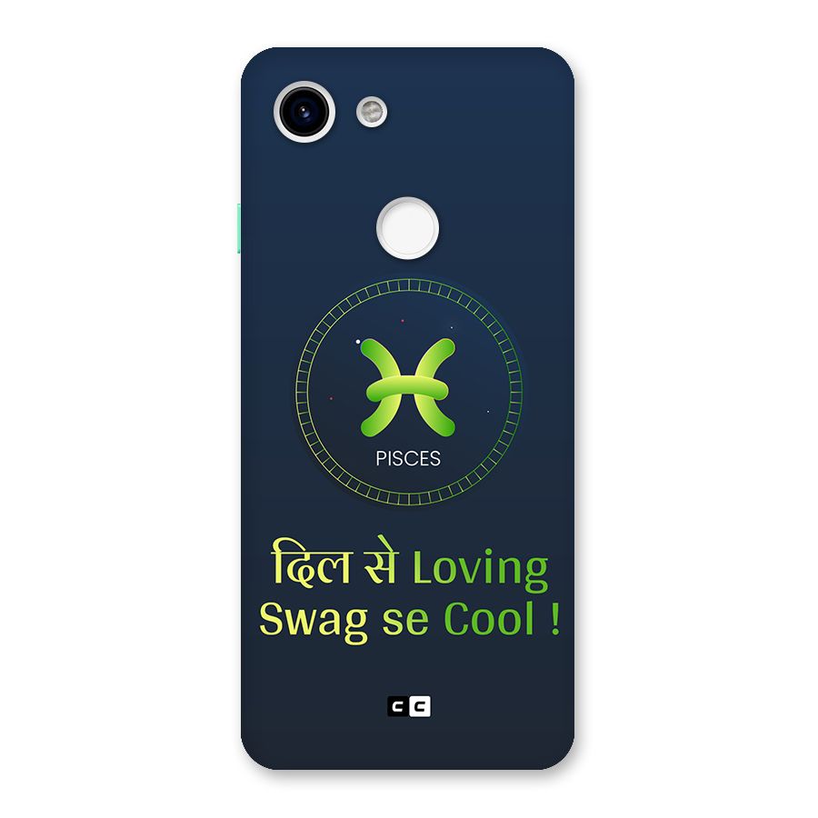 Pisces Swag Back Case for Google Pixel 3