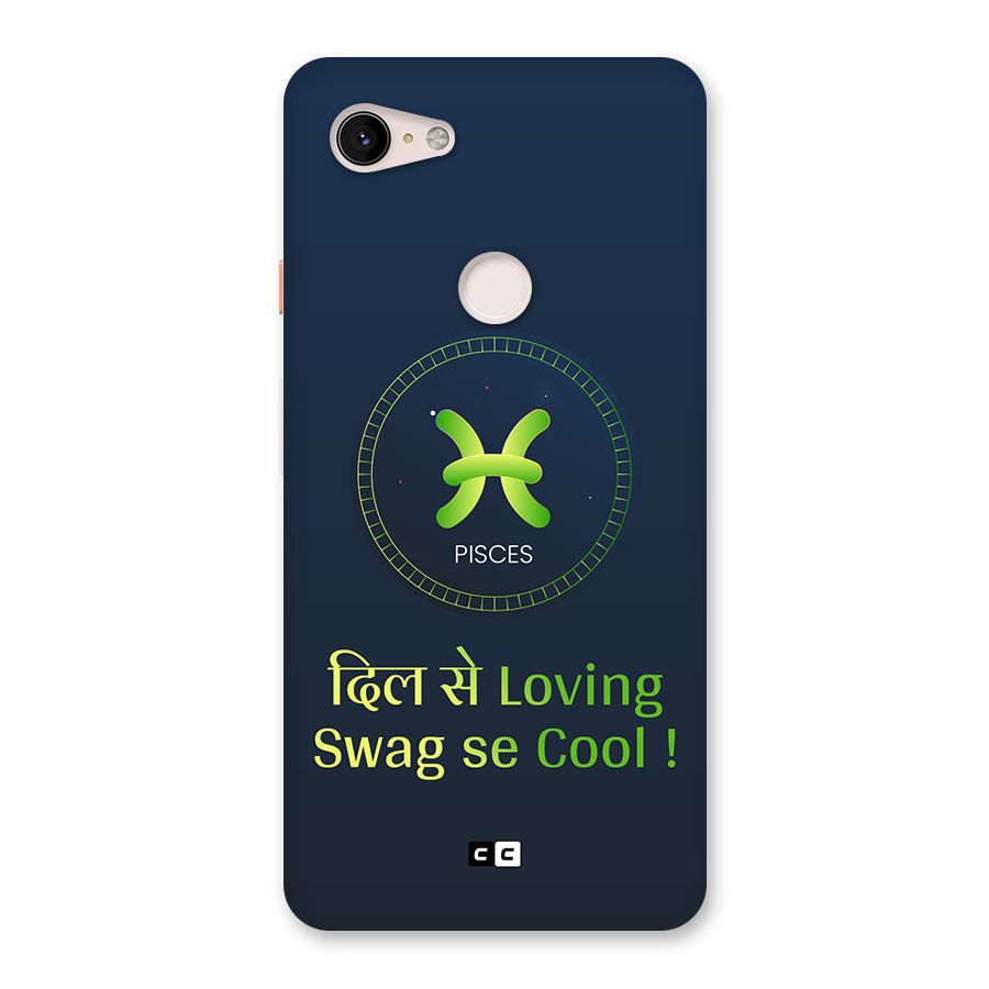 Pisces Swag Back Case for Google Pixel 3 XL