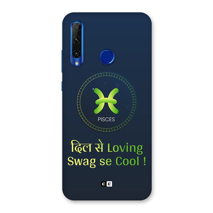 Pisces Swag Back Case for Honor 20i