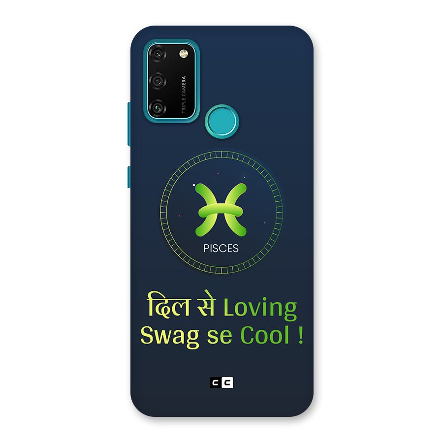 Pisces Swag Back Case for Honor 9A