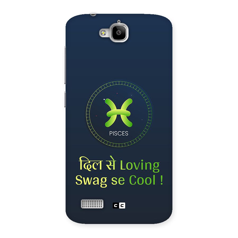 Pisces Swag Back Case for Honor Holly