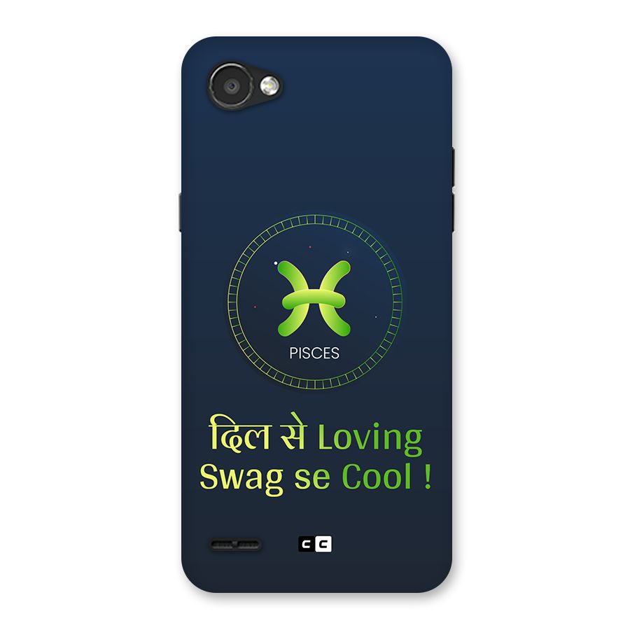 Pisces Swag Back Case for LG Q6