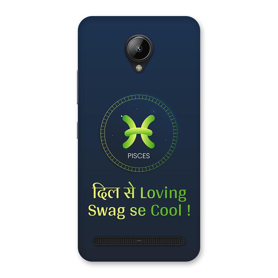 Pisces Swag Back Case for Lenovo C2