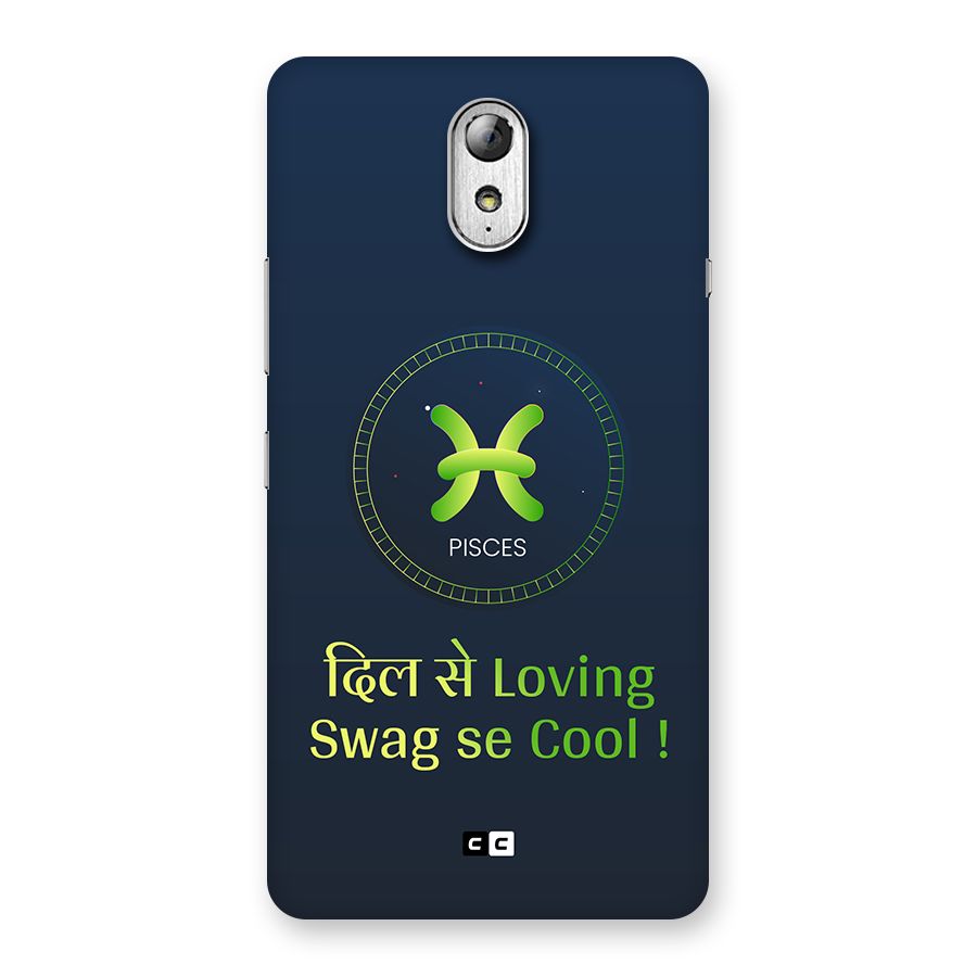 Pisces Swag Back Case for Lenovo Vibe P1M
