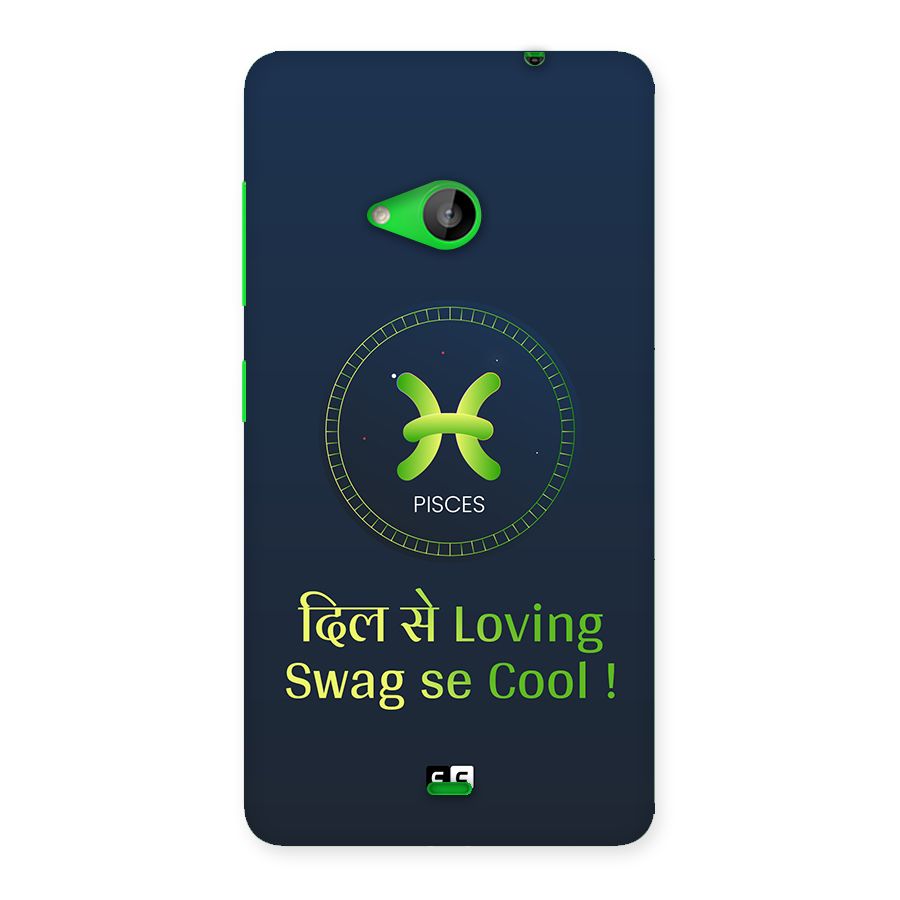 Pisces Swag Back Case for Lumia 535
