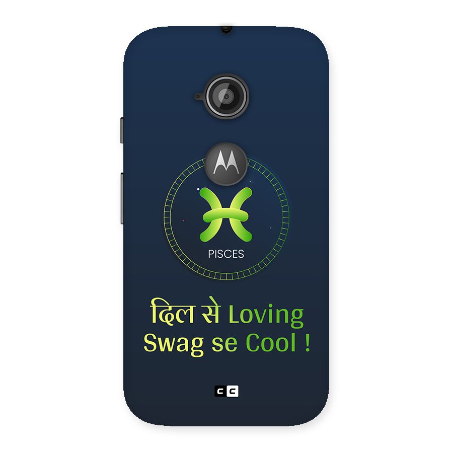 Pisces Swag Back Case for Moto E 2nd Gen