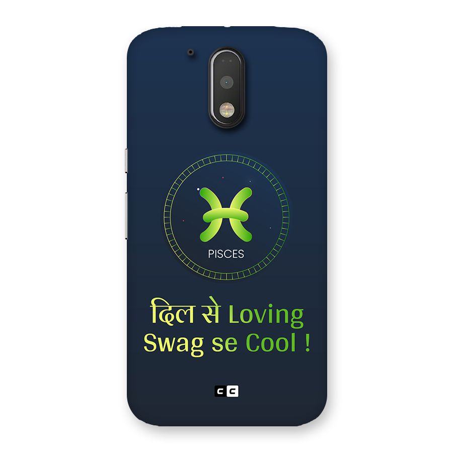 Pisces Swag Back Case for Moto G4 Plus