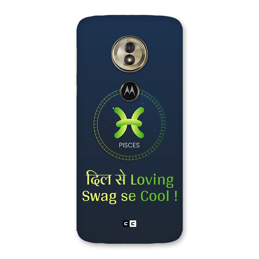Pisces Swag Back Case for Moto G6 Play
