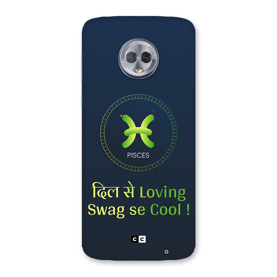 Pisces Swag Back Case for Moto G6 Plus