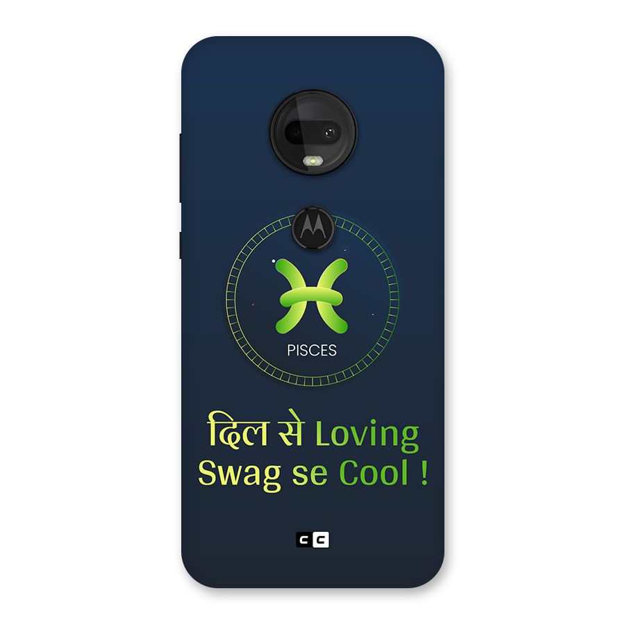 Pisces Swag Back Case for Moto G7
