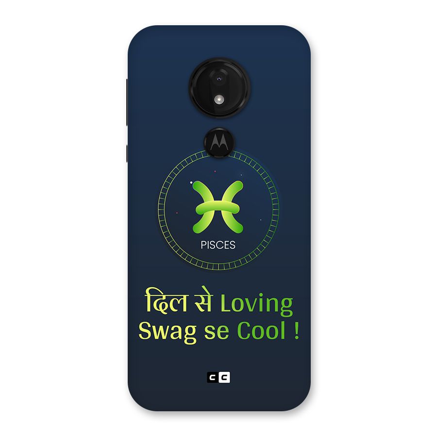 Pisces Swag Back Case for Moto G7 Power