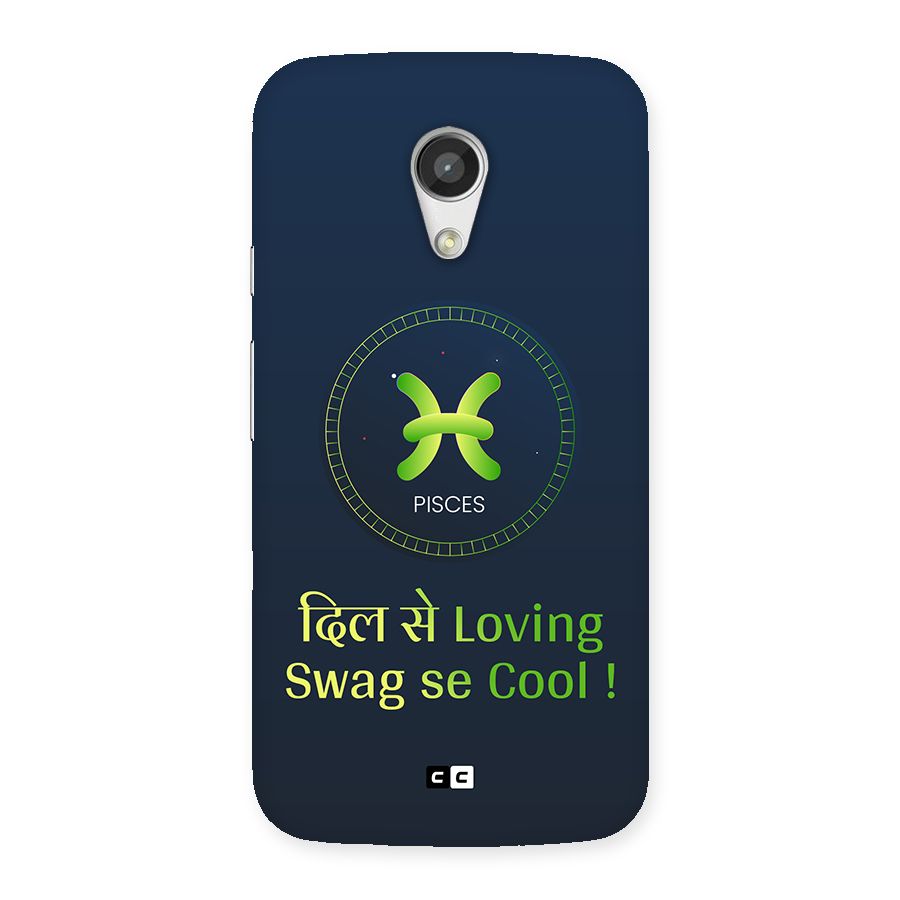 Pisces Swag Back Case for Moto G 2nd Gen