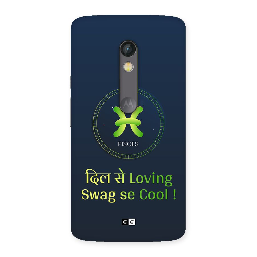 Pisces Swag Back Case for Moto X Play