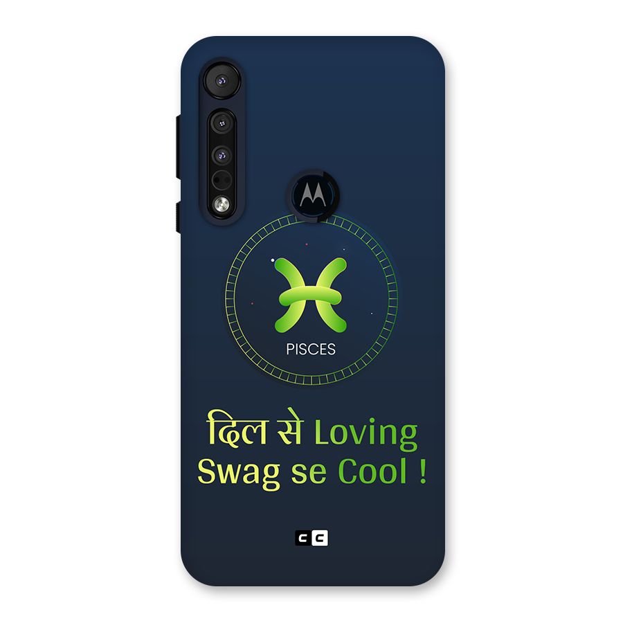 Pisces Swag Back Case for Motorola One Macro