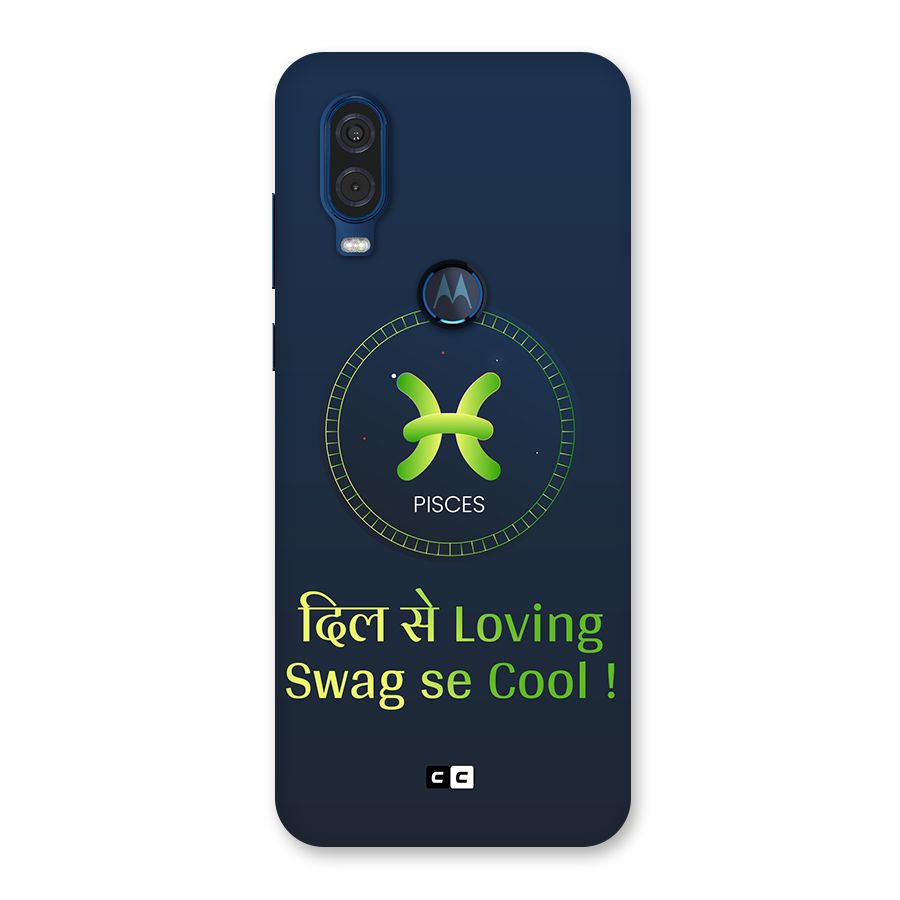 Pisces Swag Back Case for Motorola One Vision