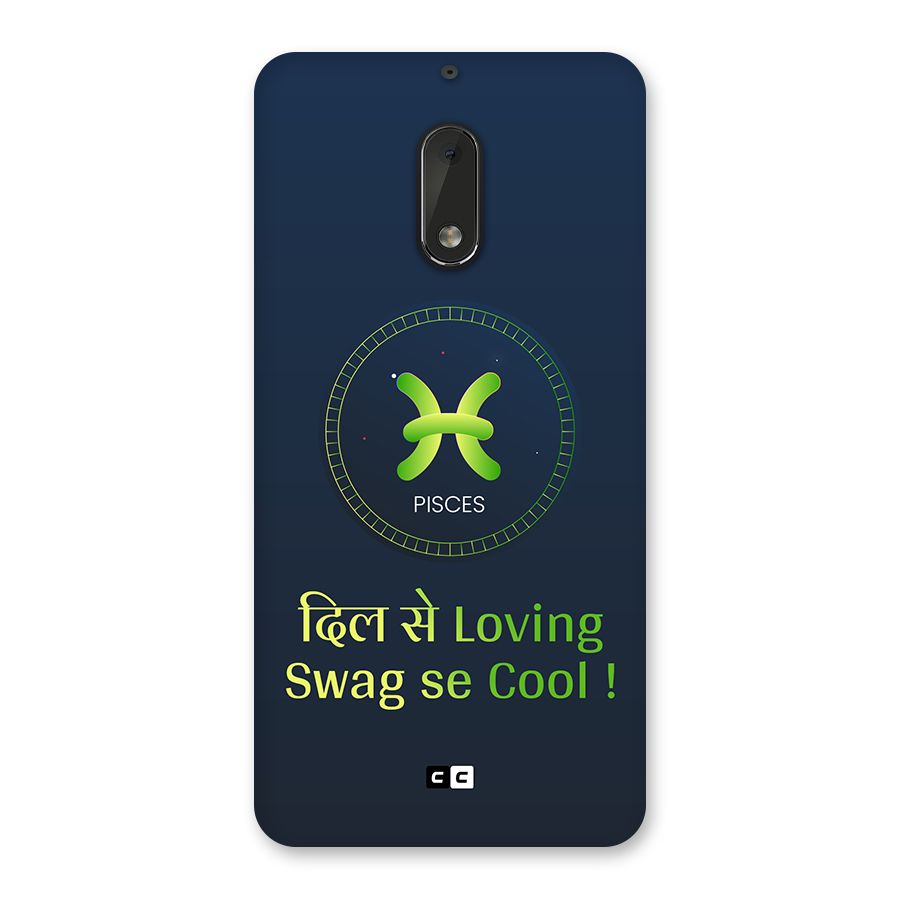 Pisces Swag Back Case for Nokia 6