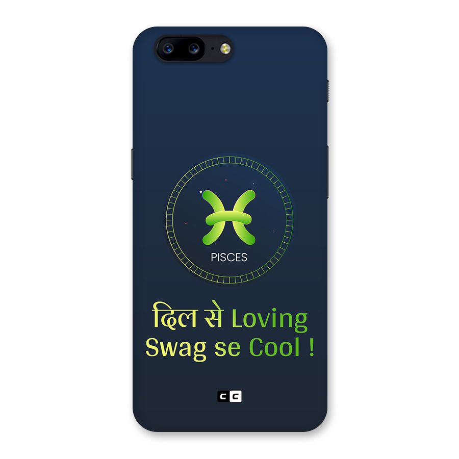 Pisces Swag Back Case for OnePlus 5
