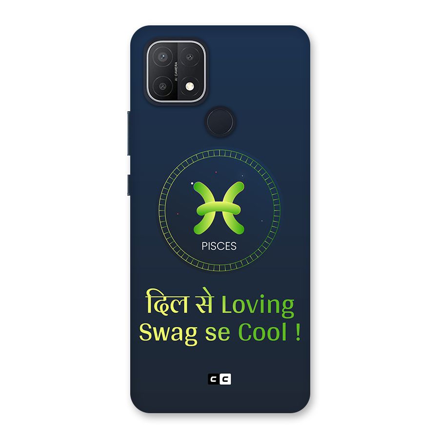 Pisces Swag Back Case for Oppo A15