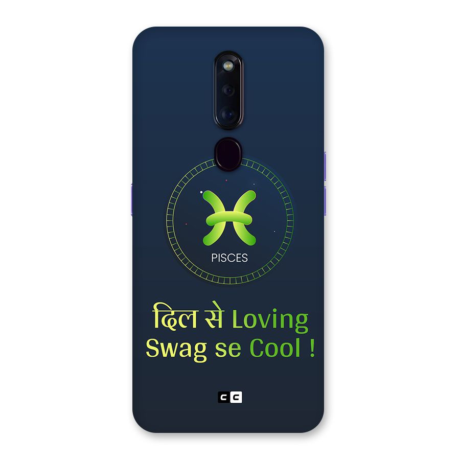 Pisces Swag Back Case for Oppo F11 Pro